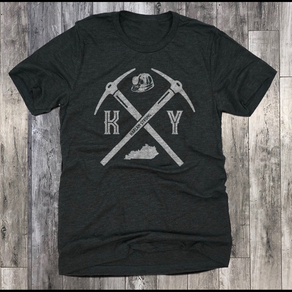 Coal Mining T-shirt Harlan Strong 2X